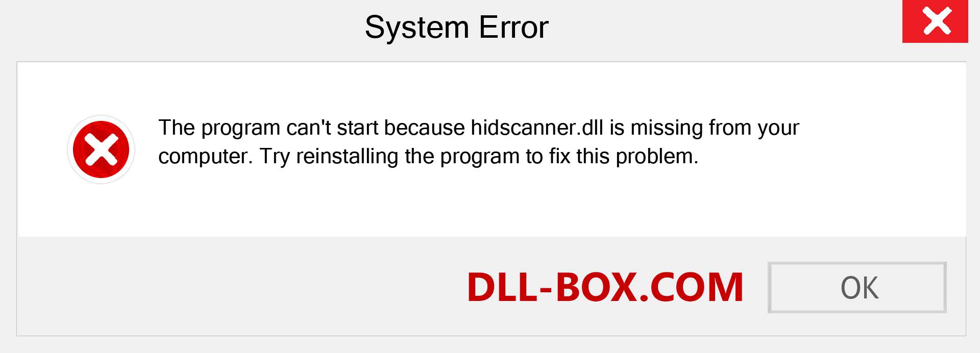  hidscanner.dll file is missing?. Download for Windows 7, 8, 10 - Fix  hidscanner dll Missing Error on Windows, photos, images
